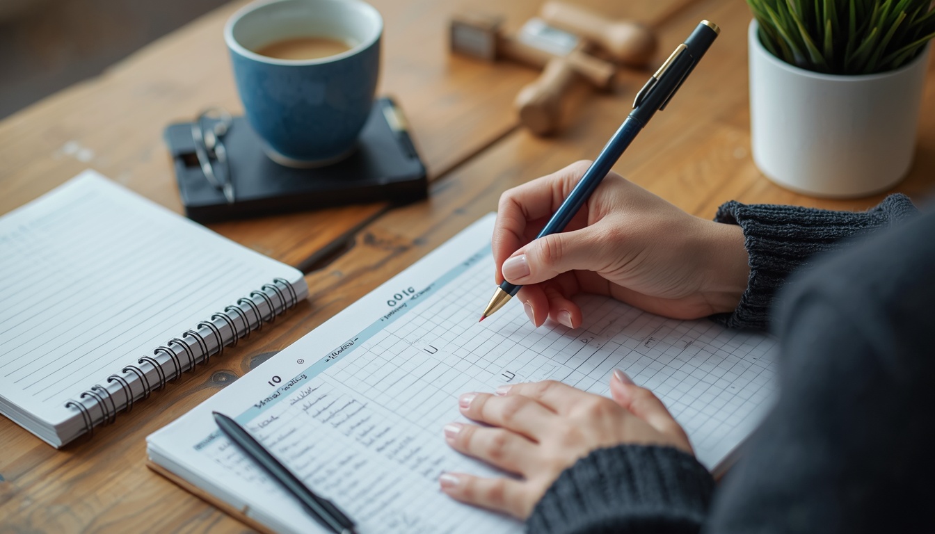 Beautyreliablear journal and focus workspace for habit tracking